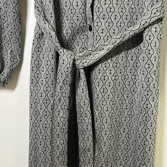 Lucky Brand Gray Knit V-Neck Button-Down Dress – Size XL - Picture 7 of 9